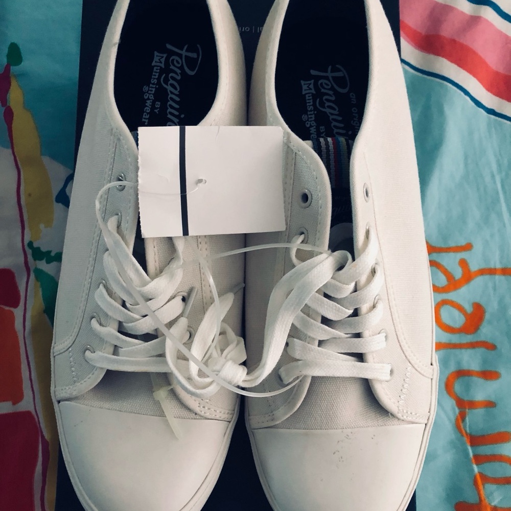 Original Penguin Men White Sneakers